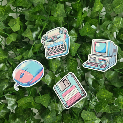 Retro Tech Stickers