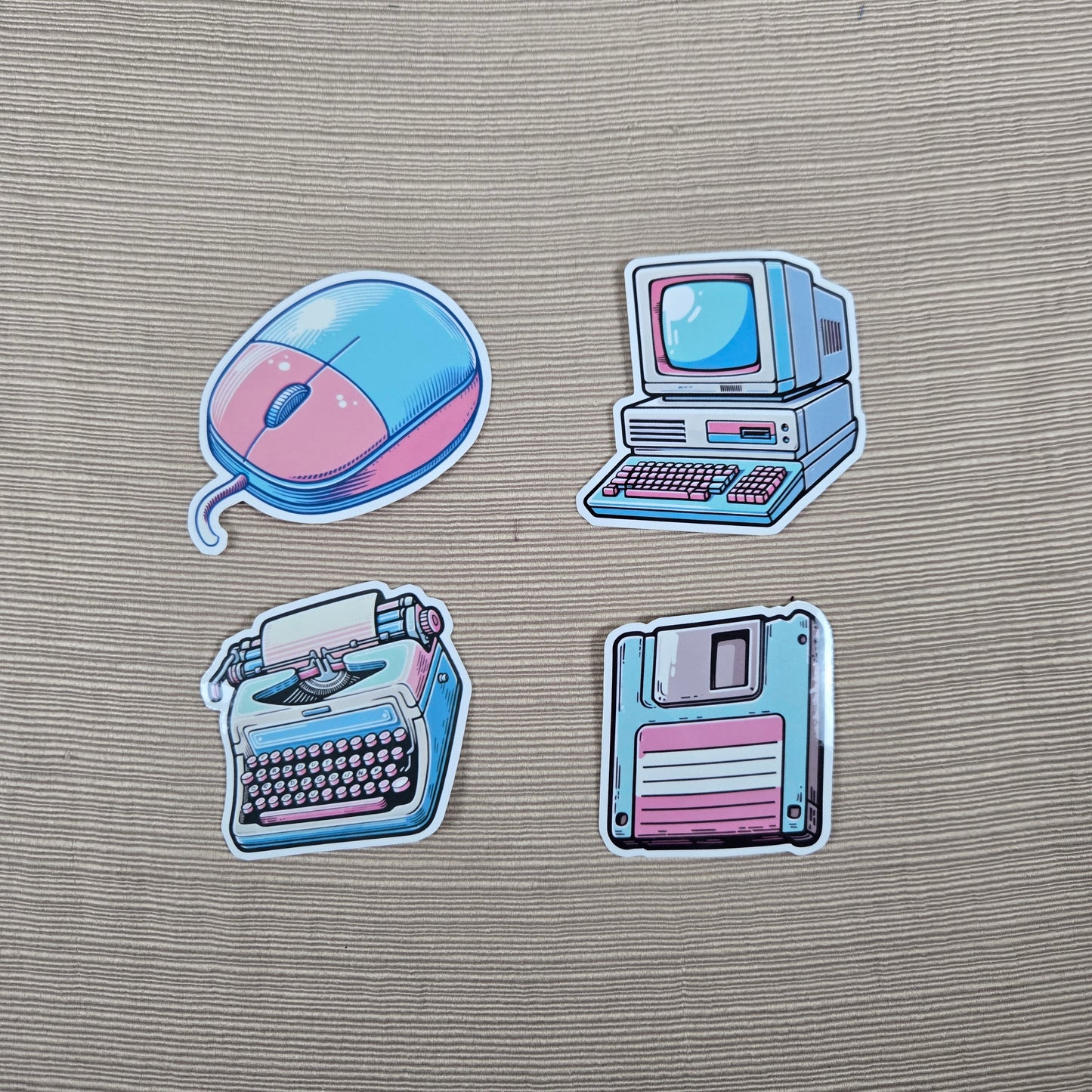 Retro Tech Stickers