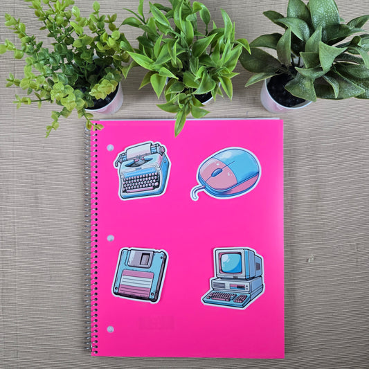 Retro Tech Stickers