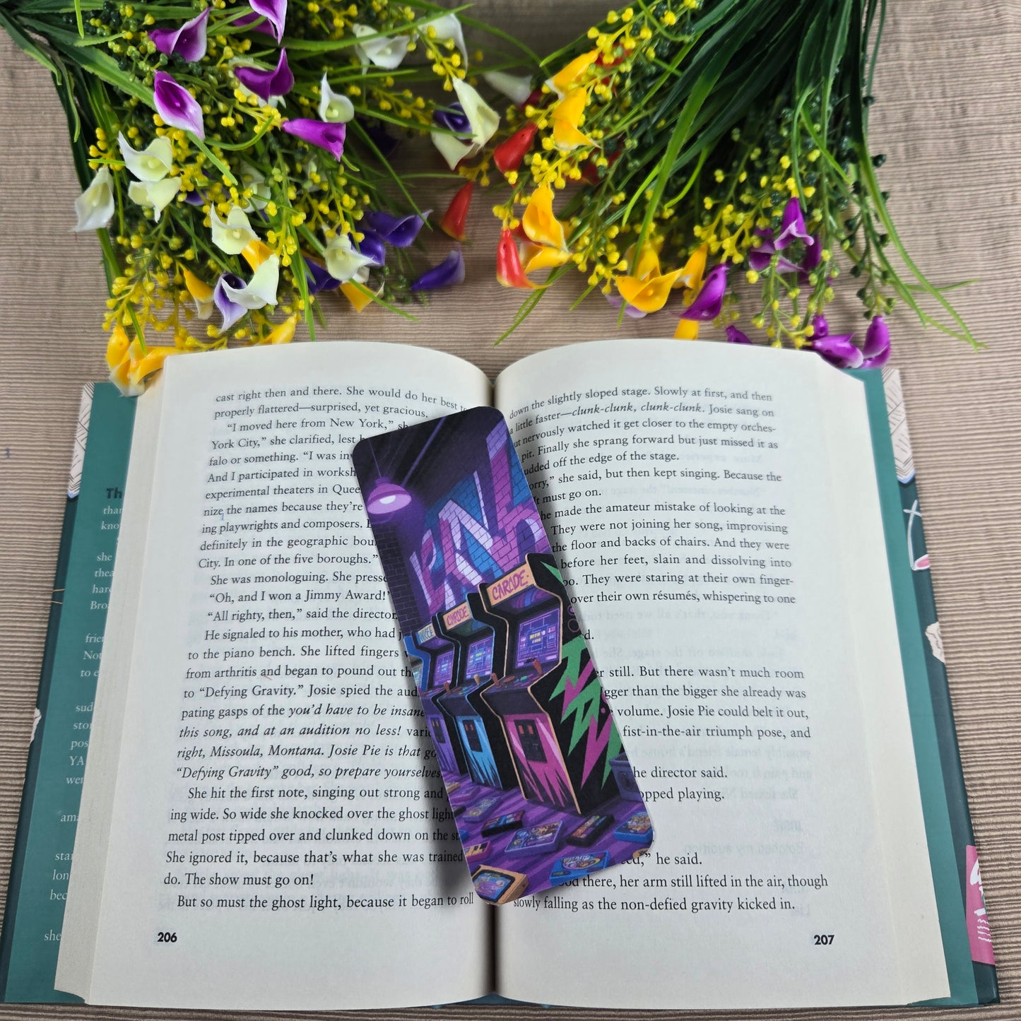 Retro Graffiti Arcade Bookmark