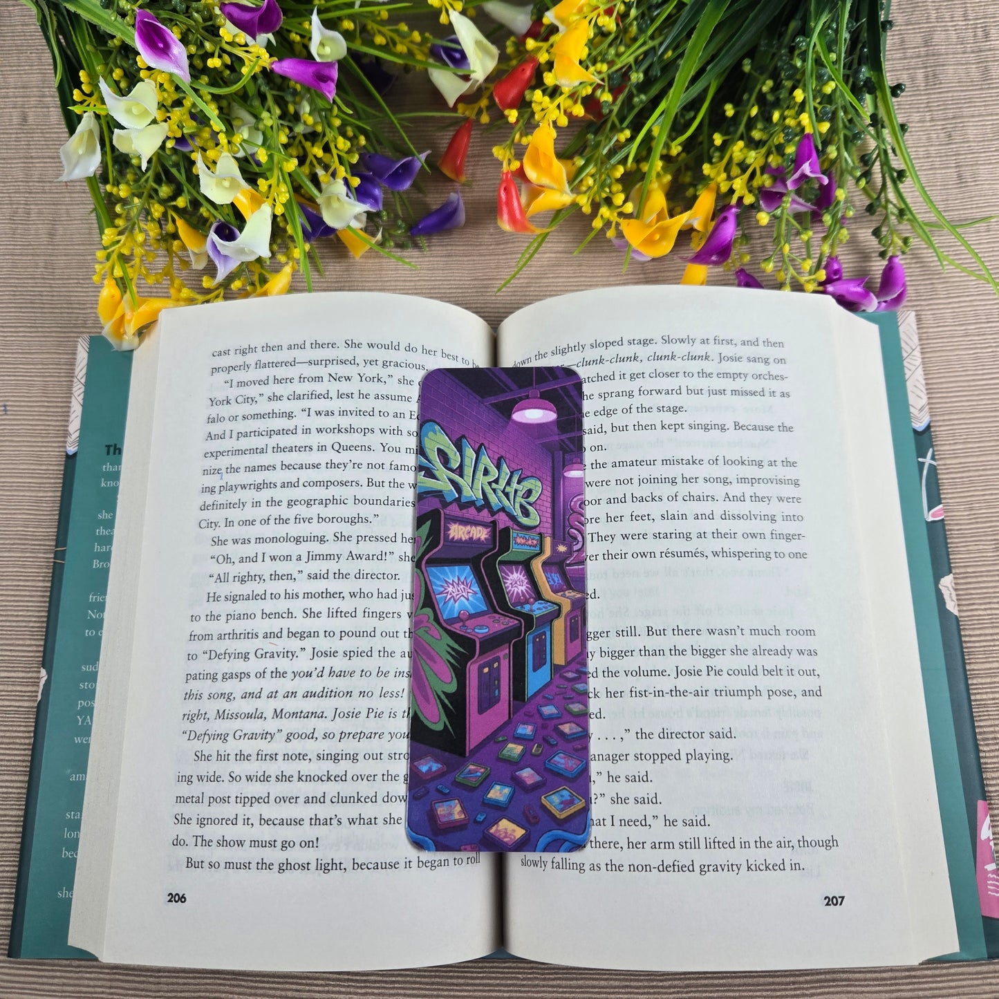 Retro Graffiti Arcade Bookmark