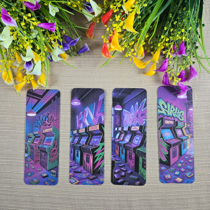 Retro Graffiti Arcade Bookmark