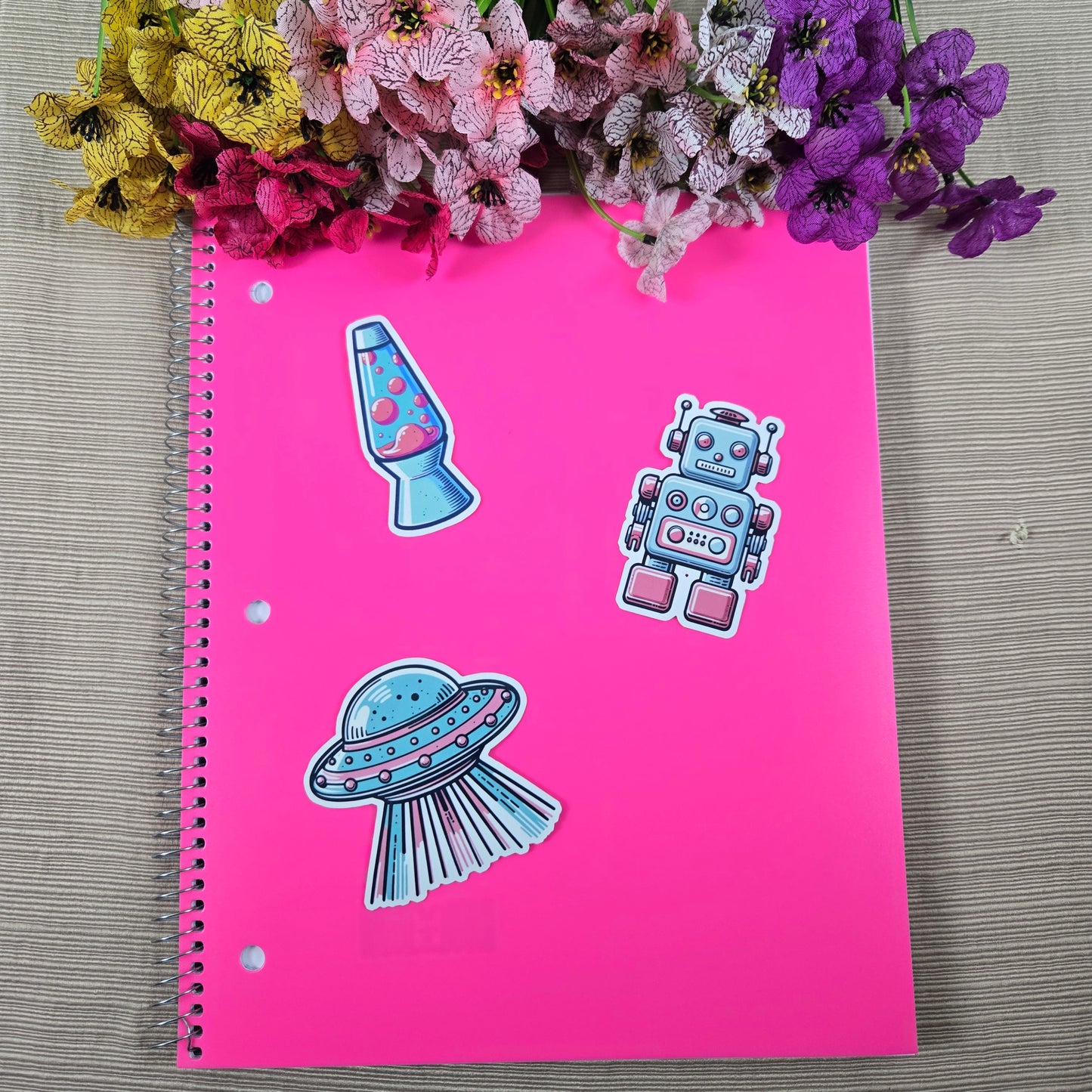 Retro Space Stickers