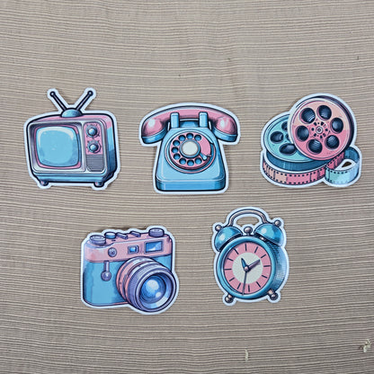 Retro Tech 2 Stickers