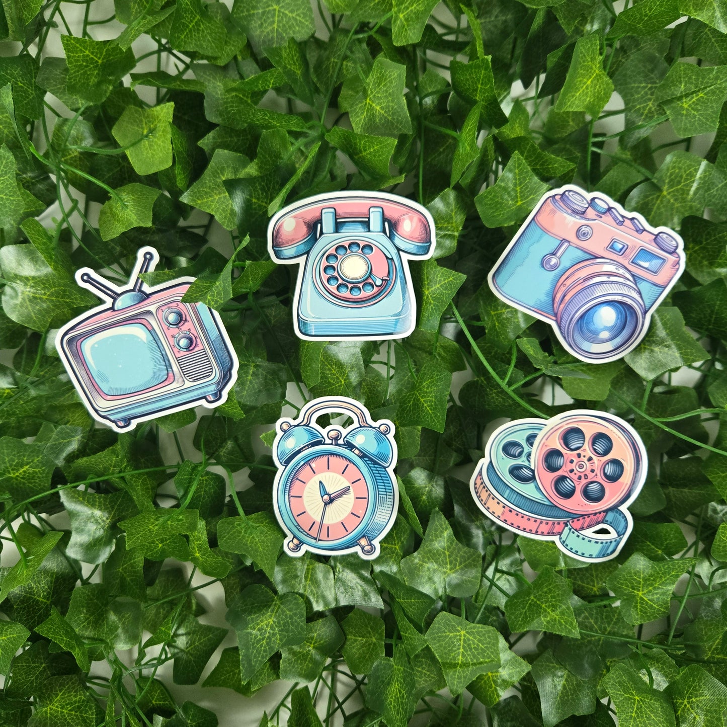 Retro Tech 2 Stickers