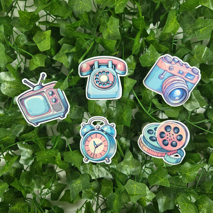 Retro Tech 2 Stickers