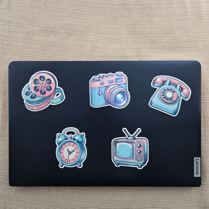 Retro Tech 2 Stickers