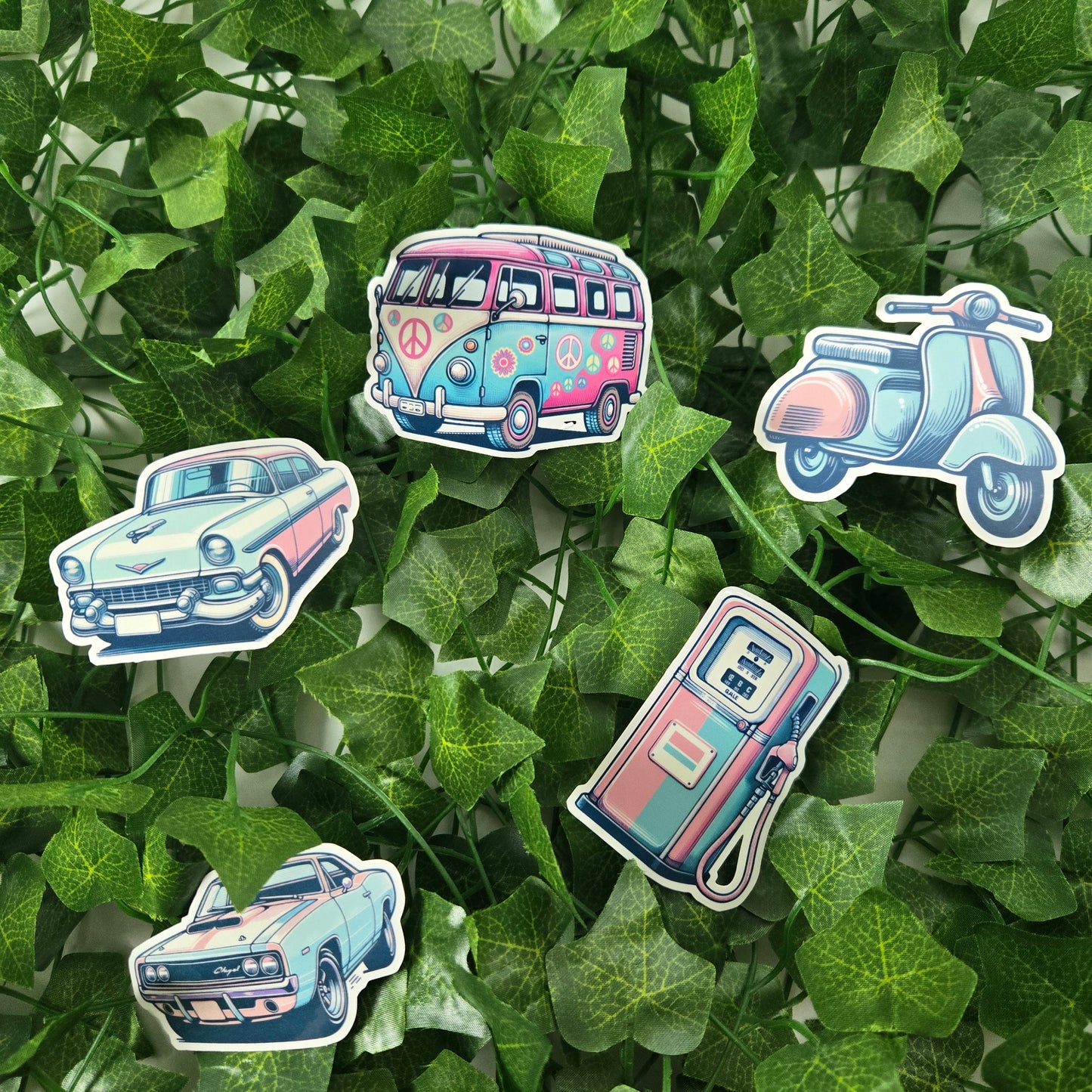 Retro Vehicle Stickers
