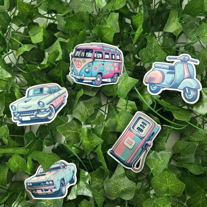 Retro Vehicle Stickers