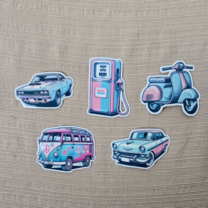 Retro Vehicle Stickers