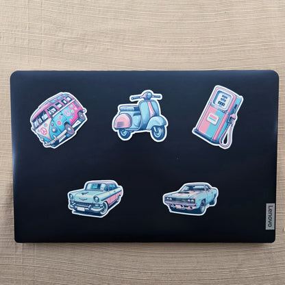 Retro Vehicle Stickers