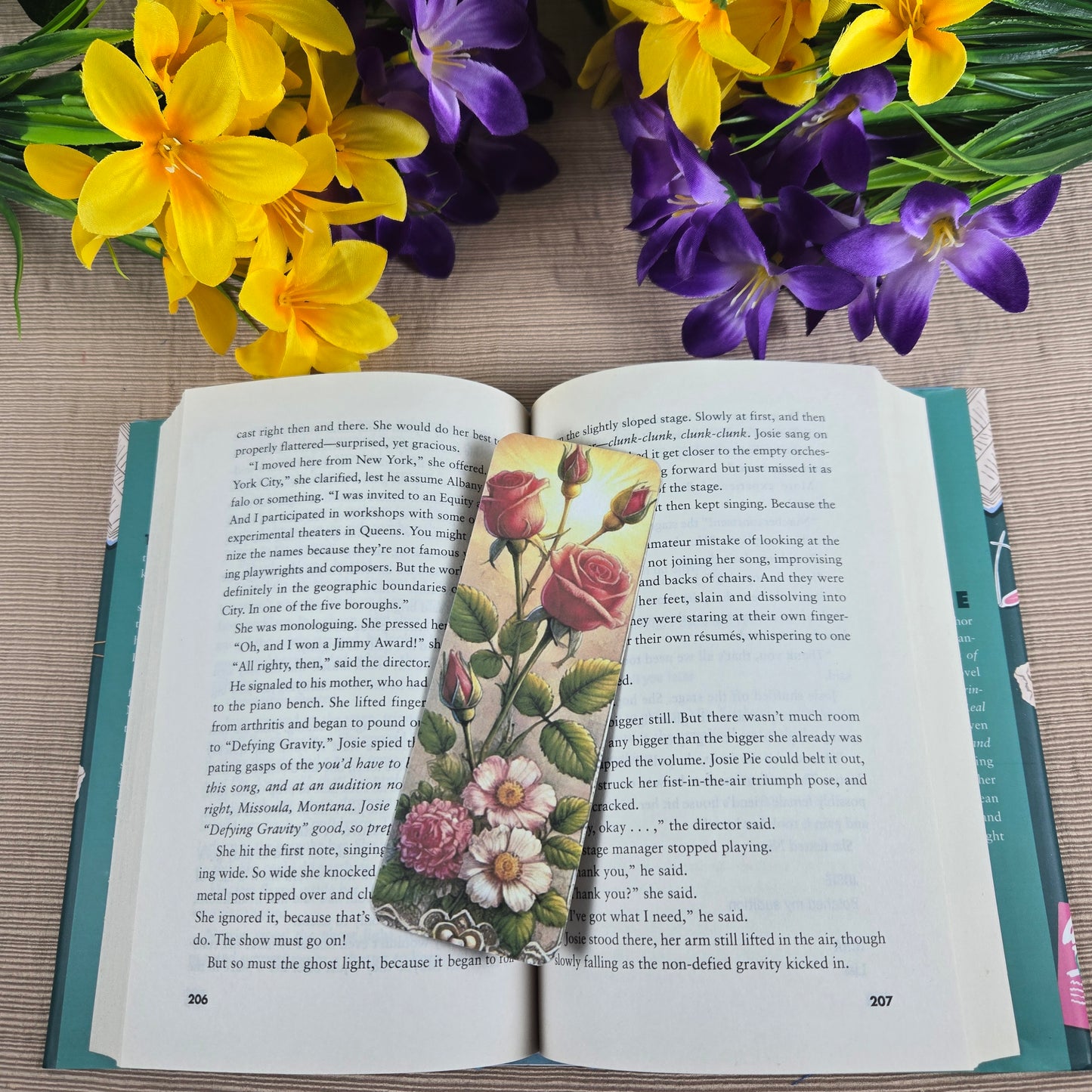 Beautiful Roses Bookmark