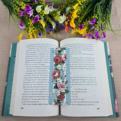 Roses and Stripes Bookmark