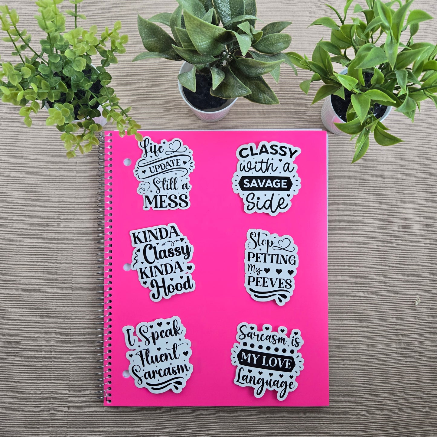 Funny Sarcastic Collection 3 Stickers