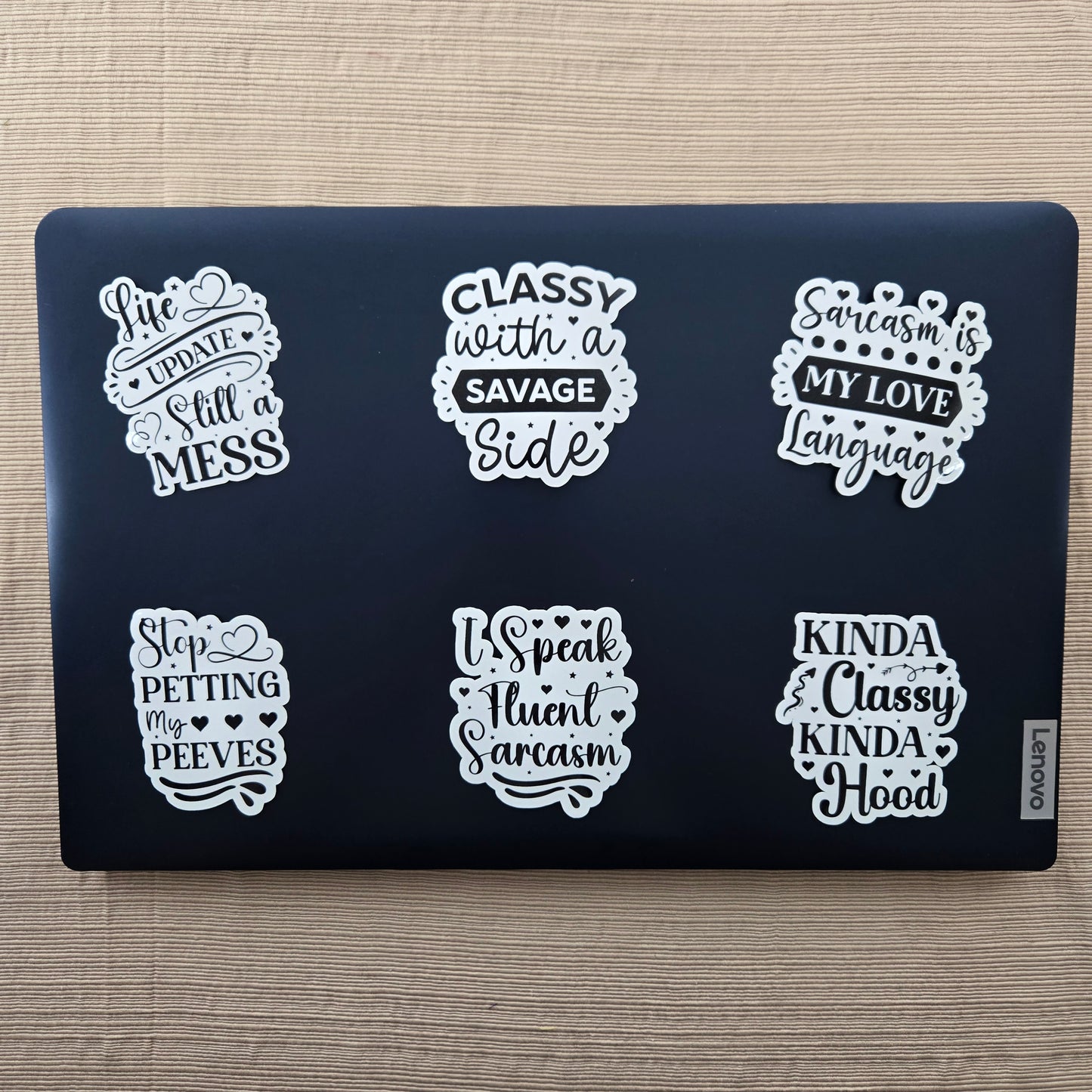 Funny Sarcastic Collection 3 Stickers