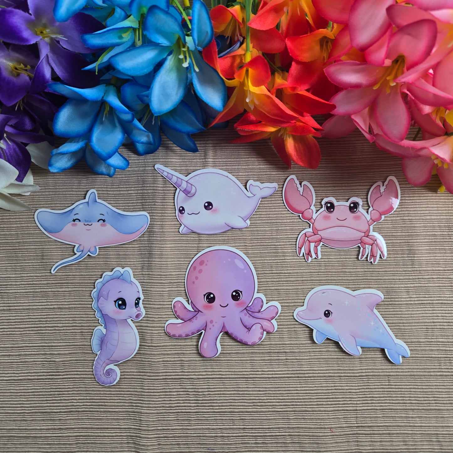 Cute Kawaii Sea Animal Stickers