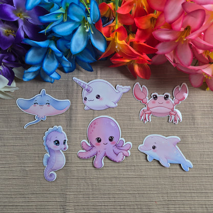 Cute Kawaii Sea Animal Stickers
