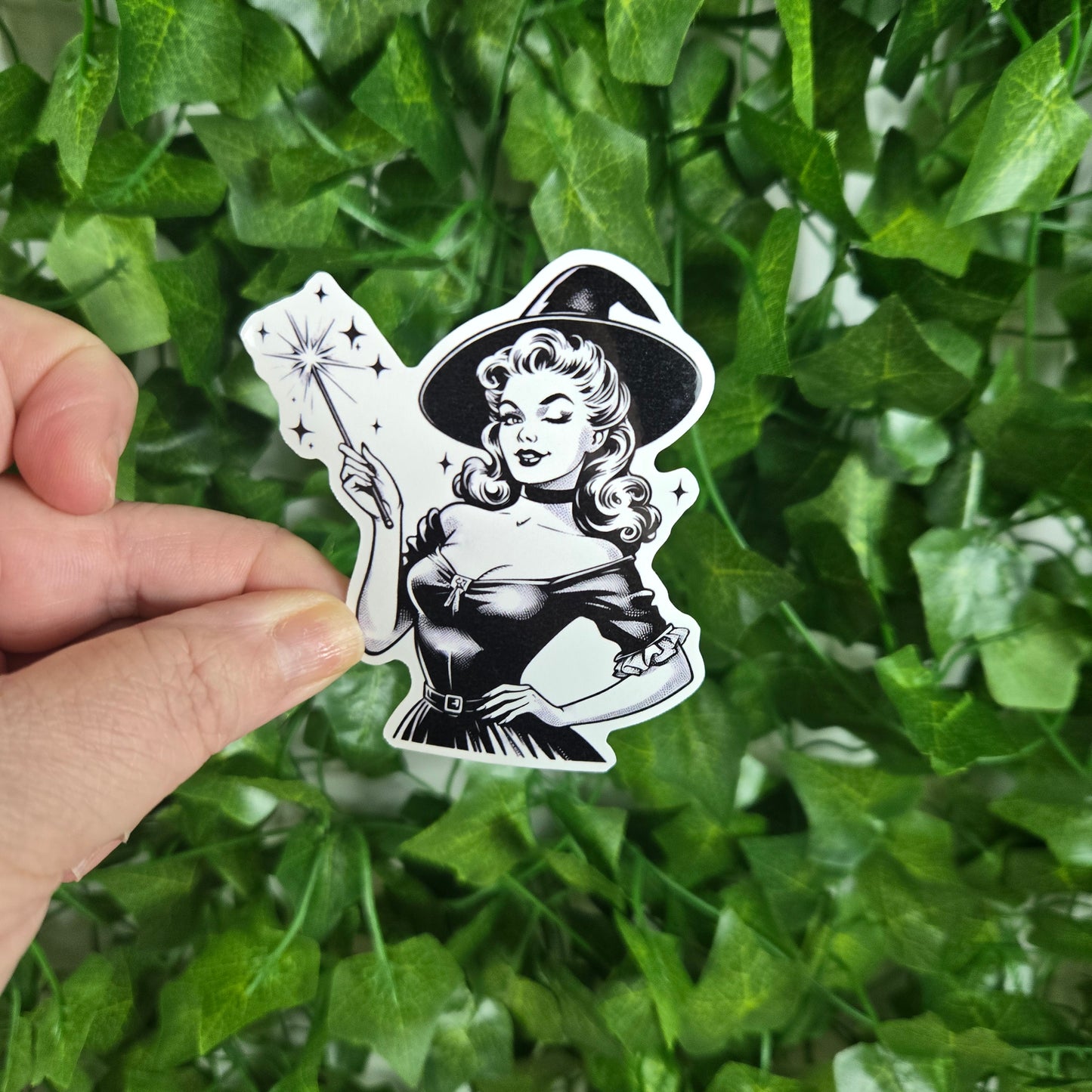 Sassy Witch Halloween Stickers