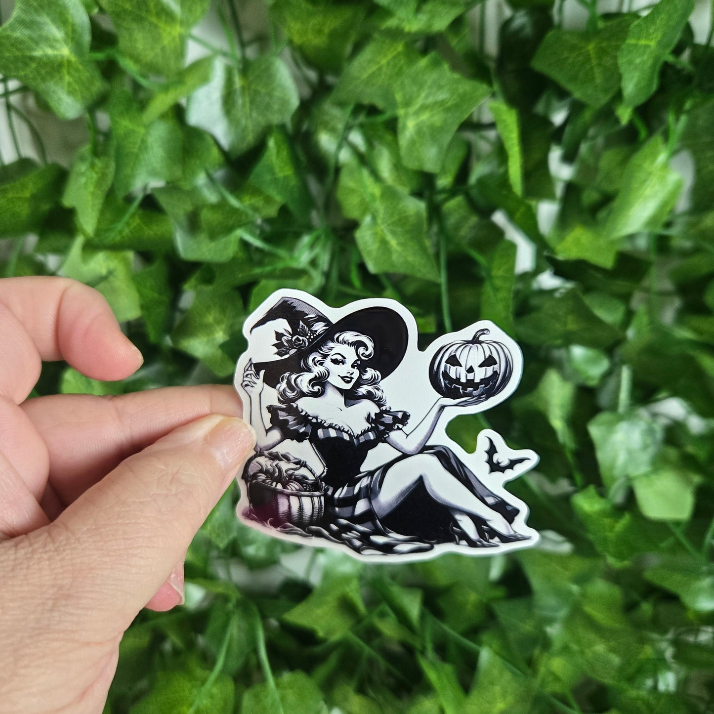 Sassy Witch Halloween Stickers