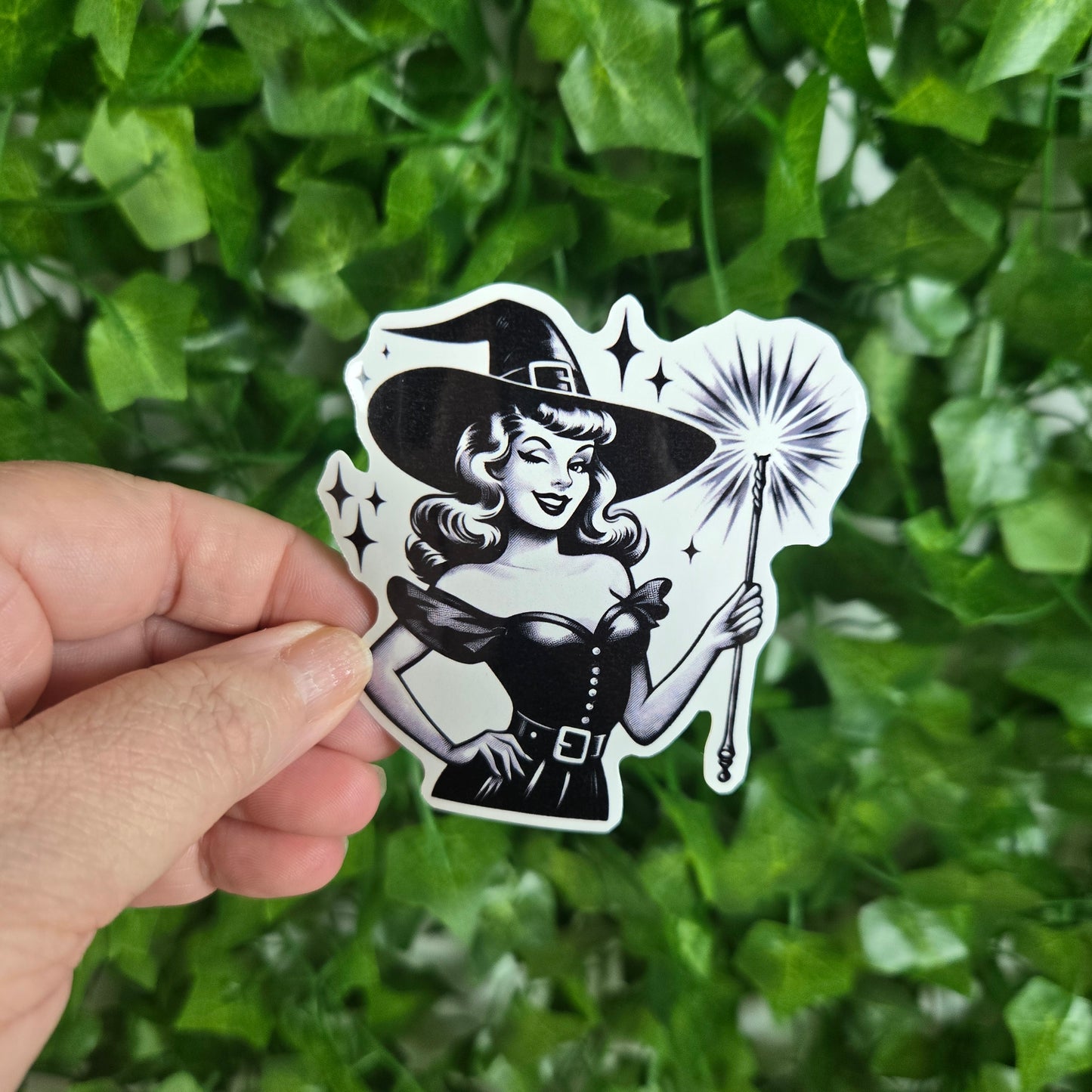 Sassy Witch Halloween Stickers