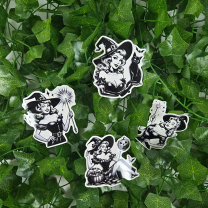 Sassy Witch Halloween Stickers