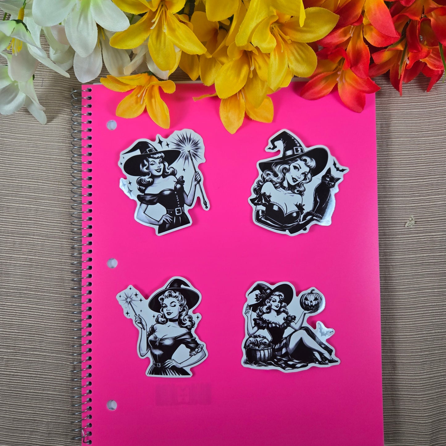 Sassy Witch Halloween Stickers