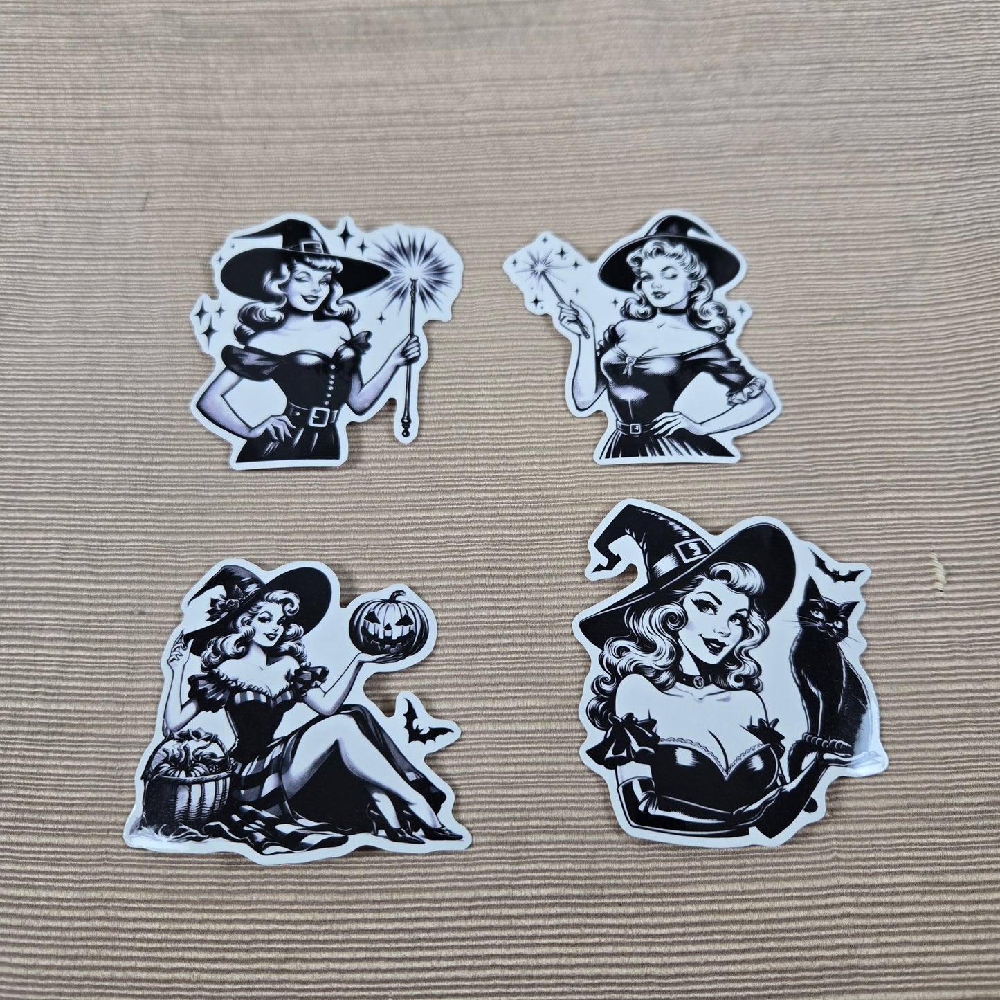 Sassy Witch Halloween Stickers