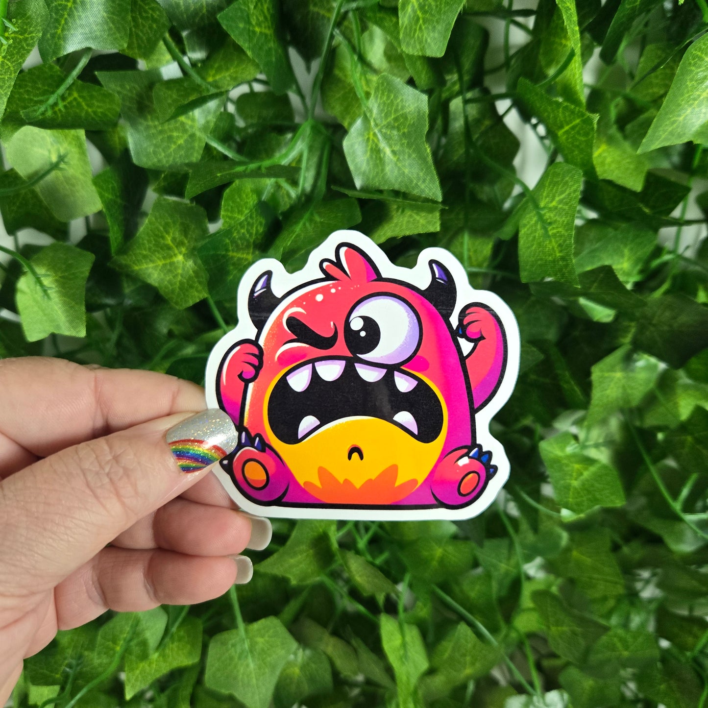 Silly Blob Monsters Sticker
