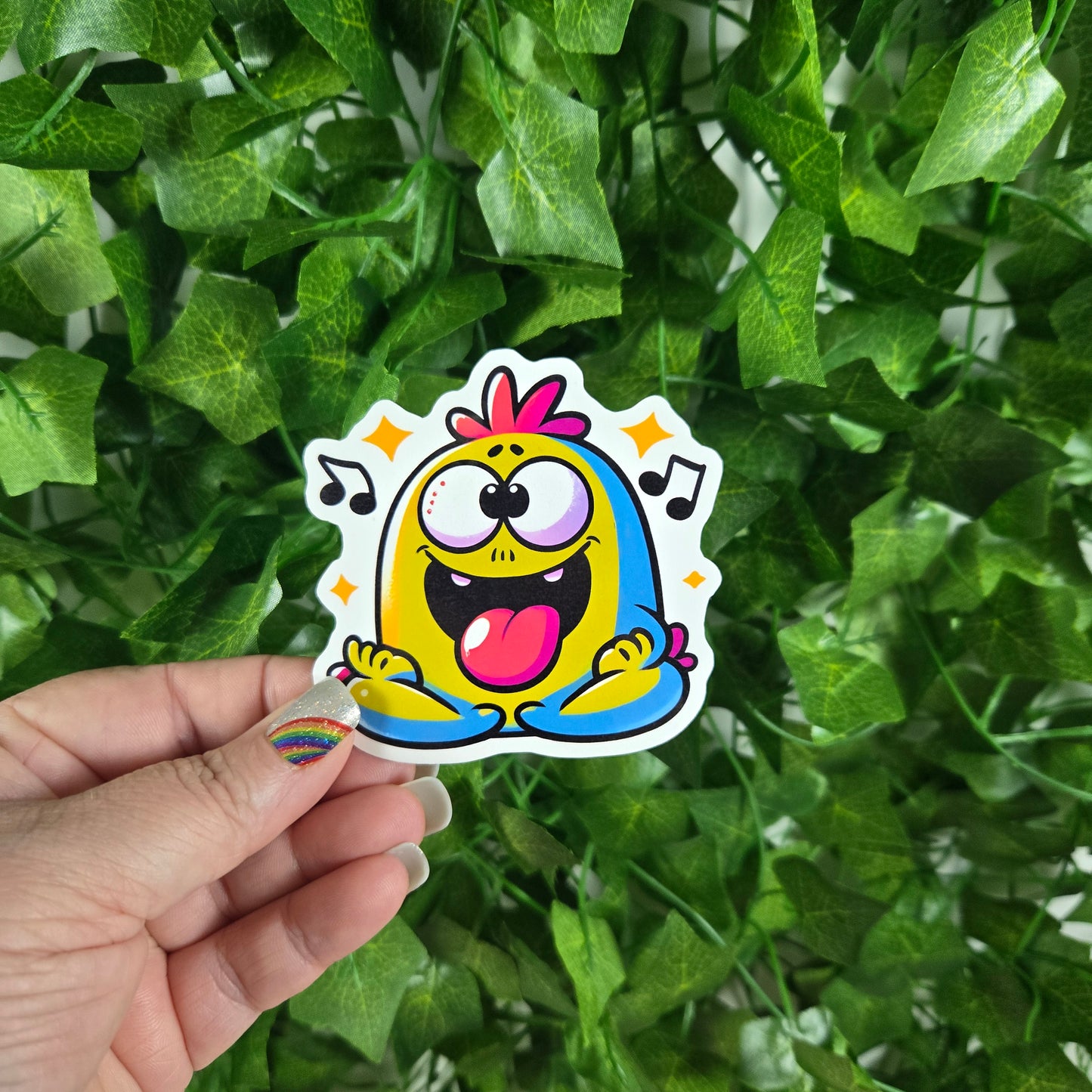 Silly Blob Monsters Sticker