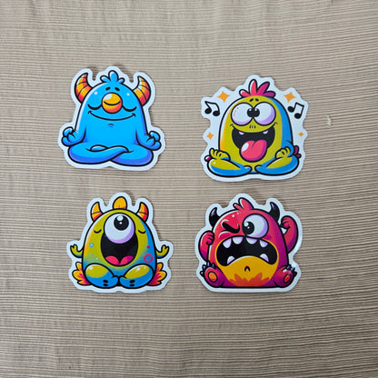 Silly Blob Monsters Sticker