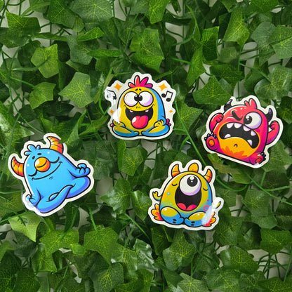 Silly Blob Monsters Sticker