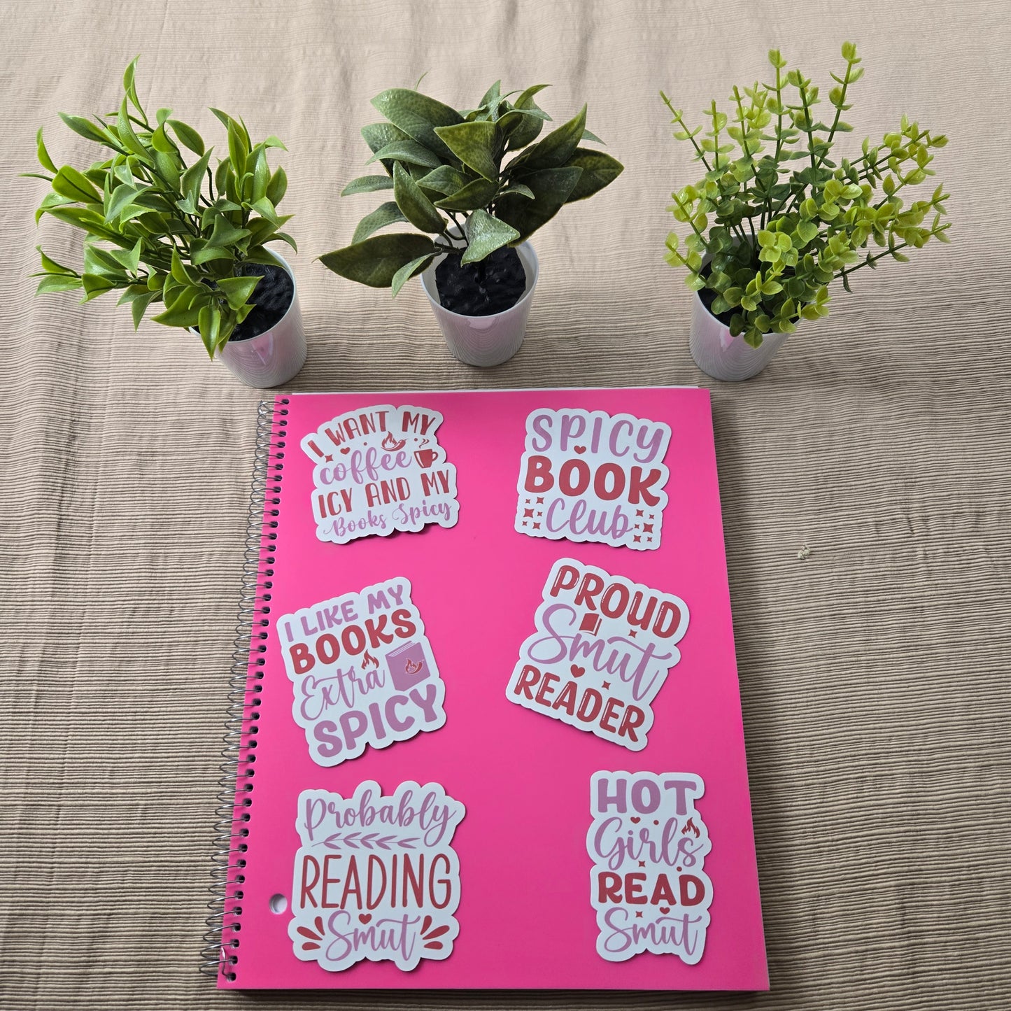 Spicy Reading Quotes Sticker