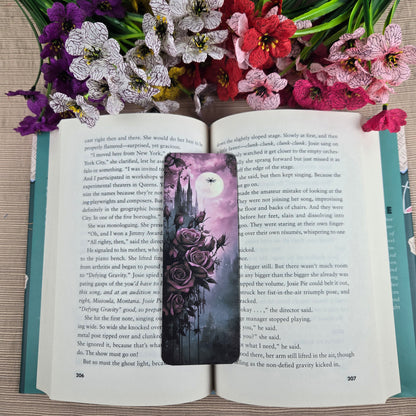 Roses with Spider Bookmark