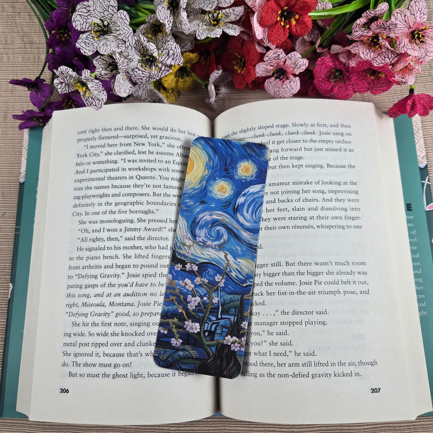 Starry Night Inspired Bookmark