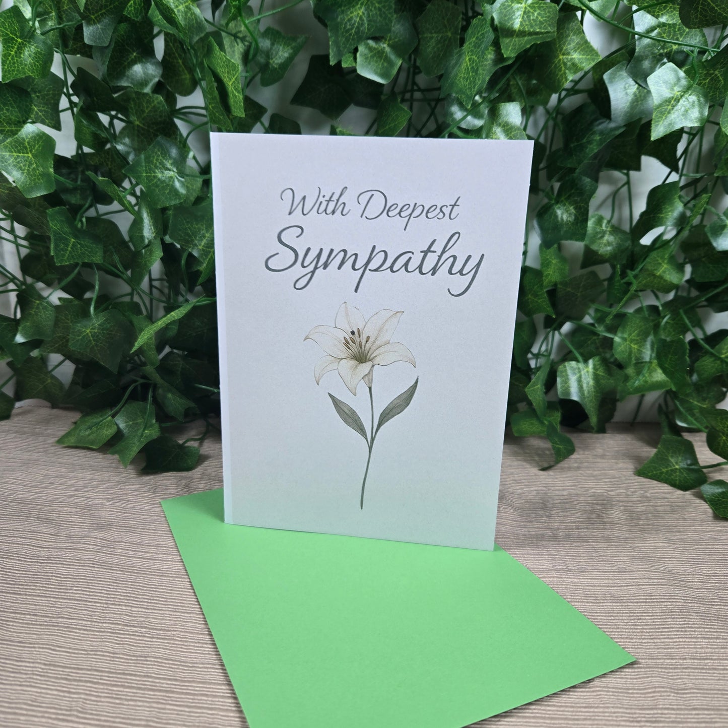 Flower Sympathy Card