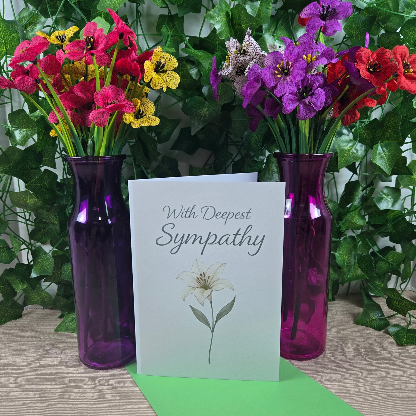 Flower Sympathy Card