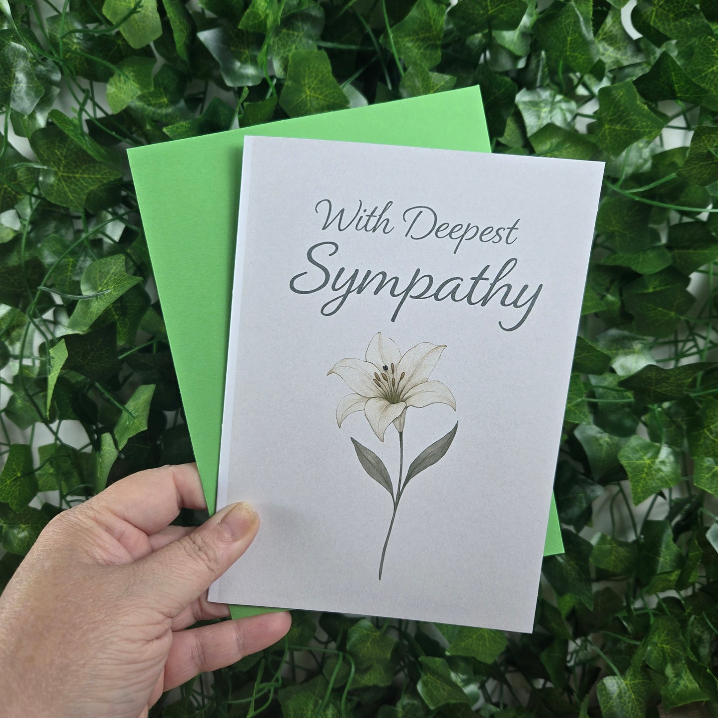 Flower Sympathy Card