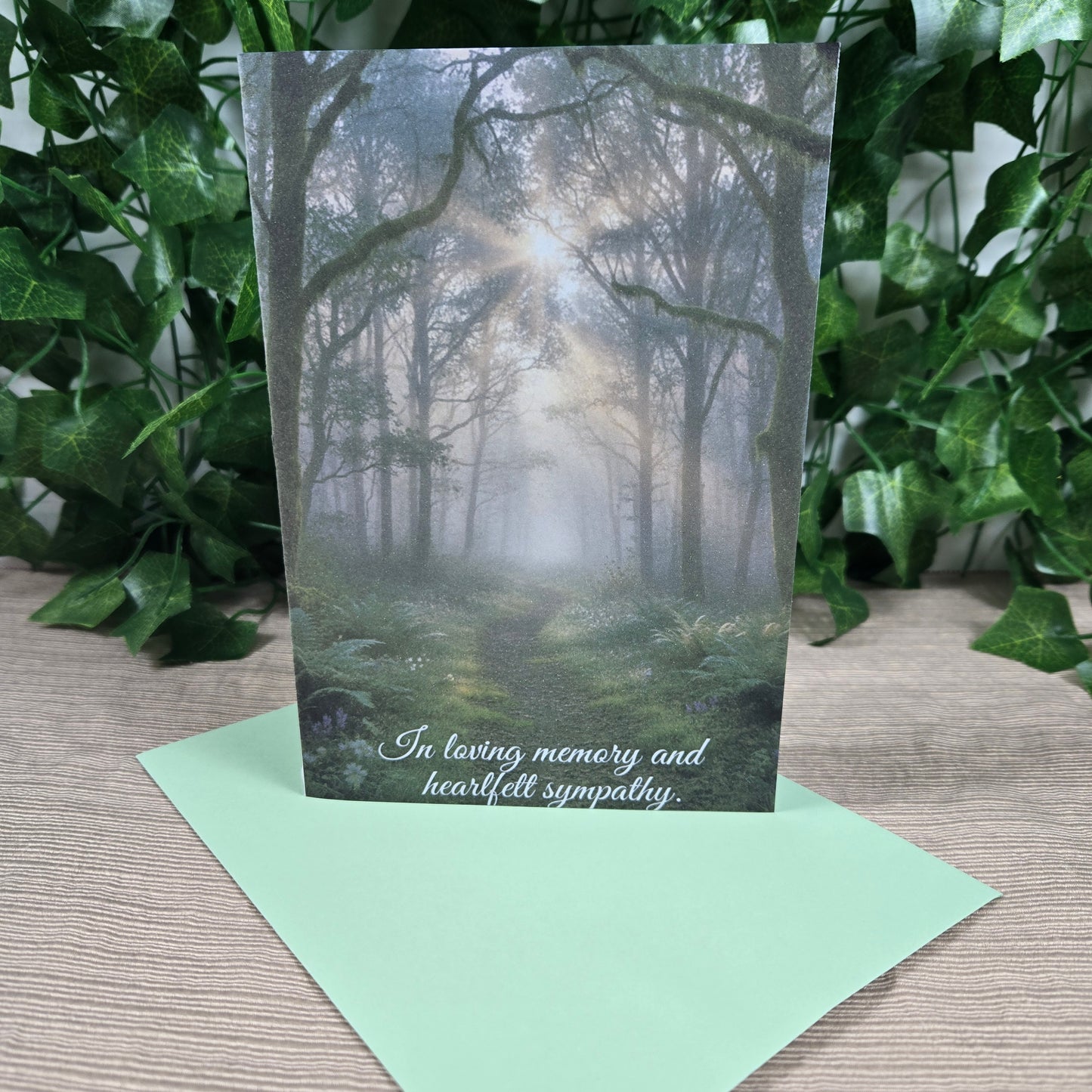Forest Scenic Sympathy Card