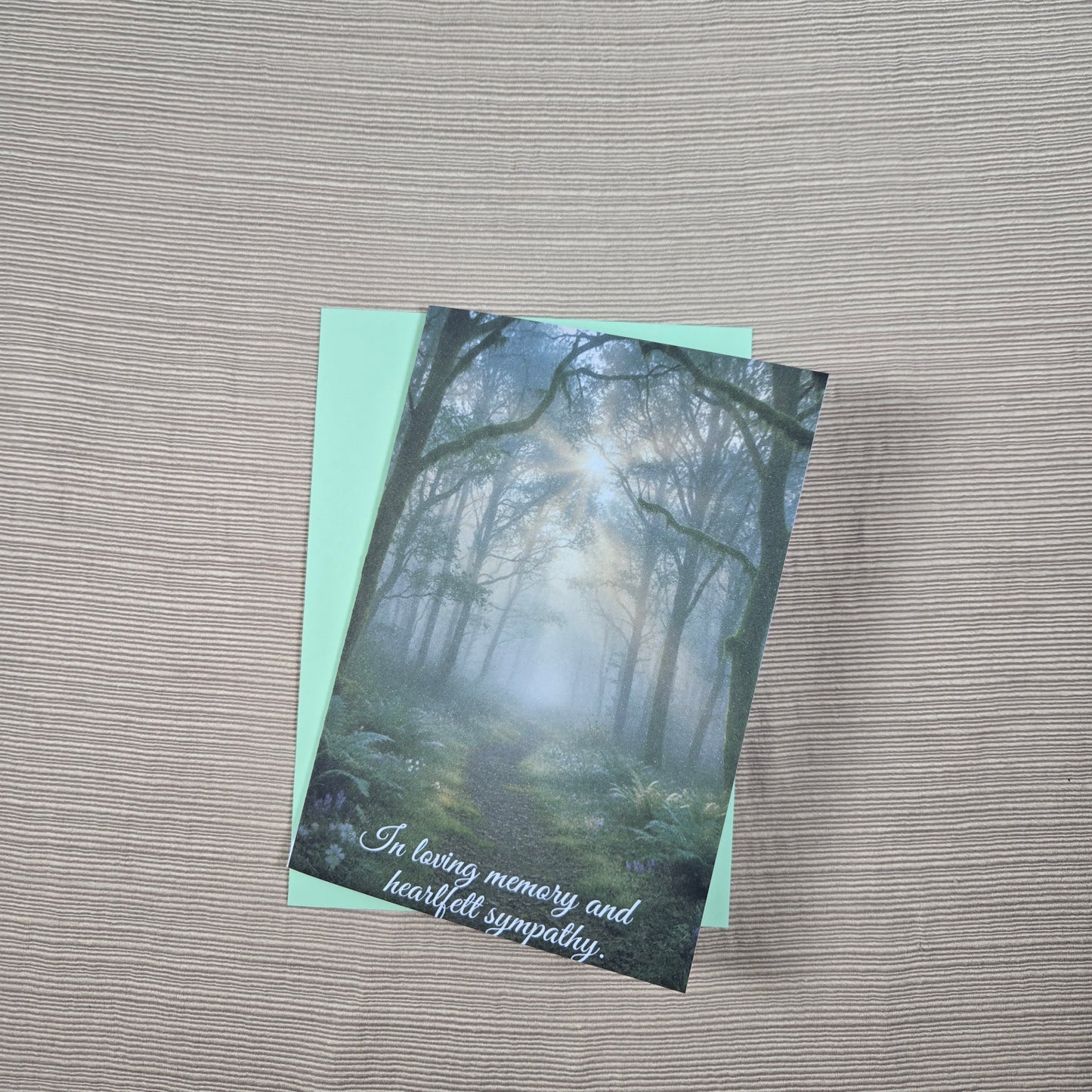 Forest Scenic Sympathy Card