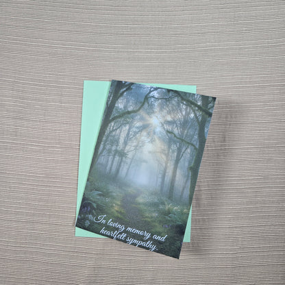 Forest Scenic Sympathy Card