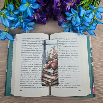 Apples and Books Bookmark