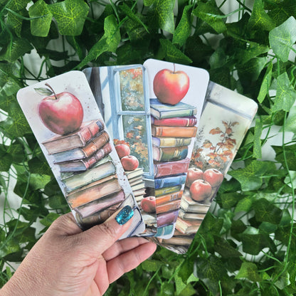Apples and Books Bookmark