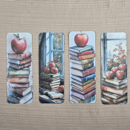 Apples and Books Bookmark