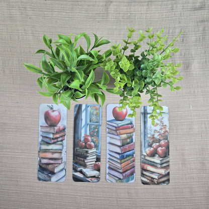 Apples and Books Bookmark