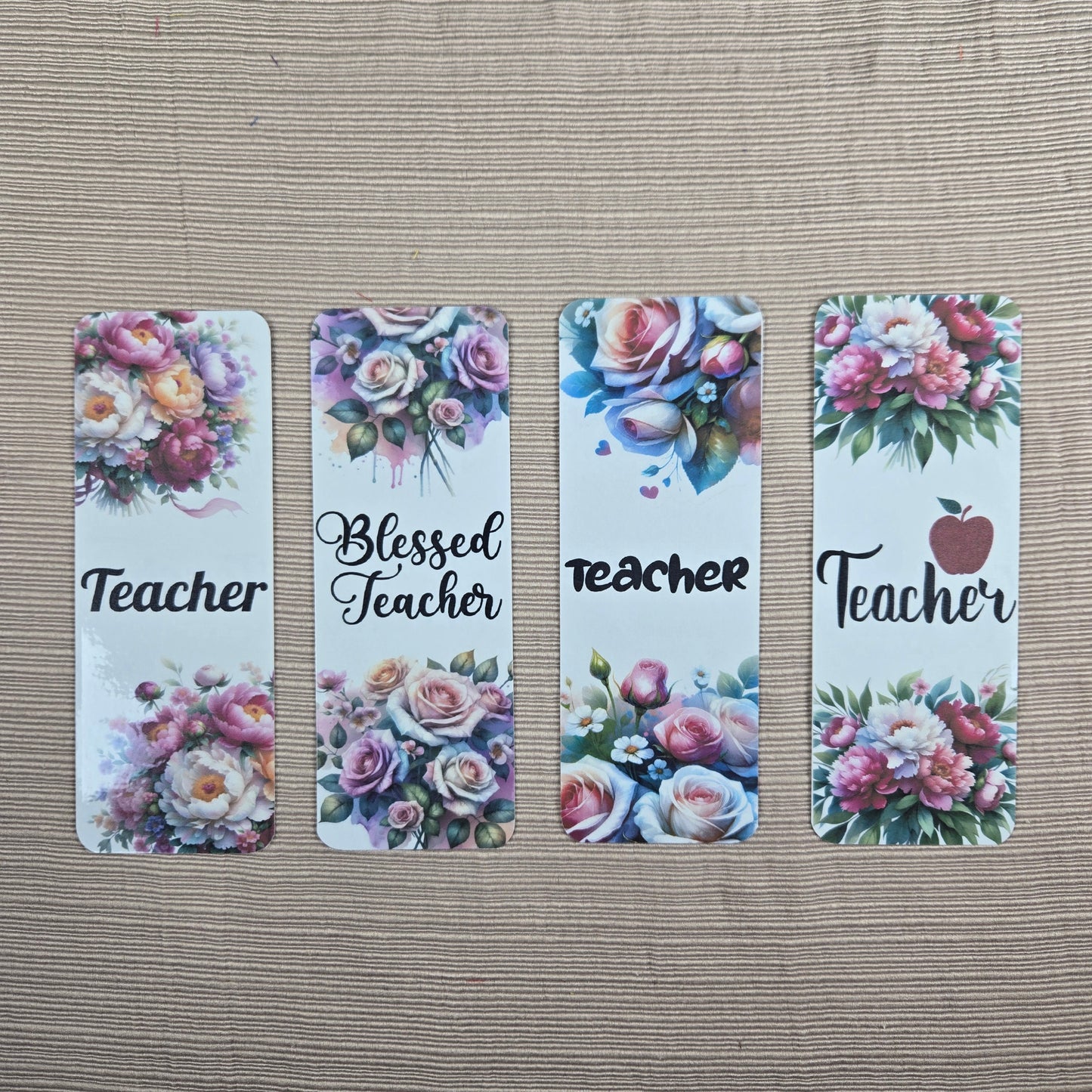 Floral Teacher Bookmark