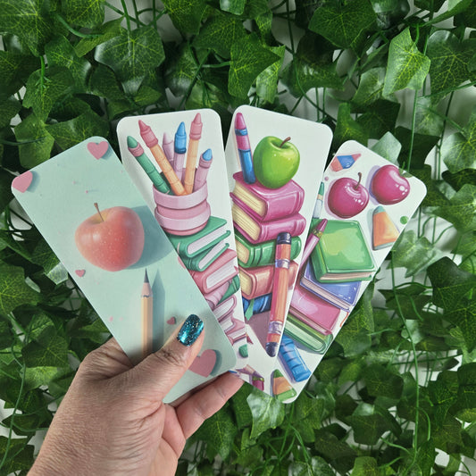 Cute School Teacher Bookmark