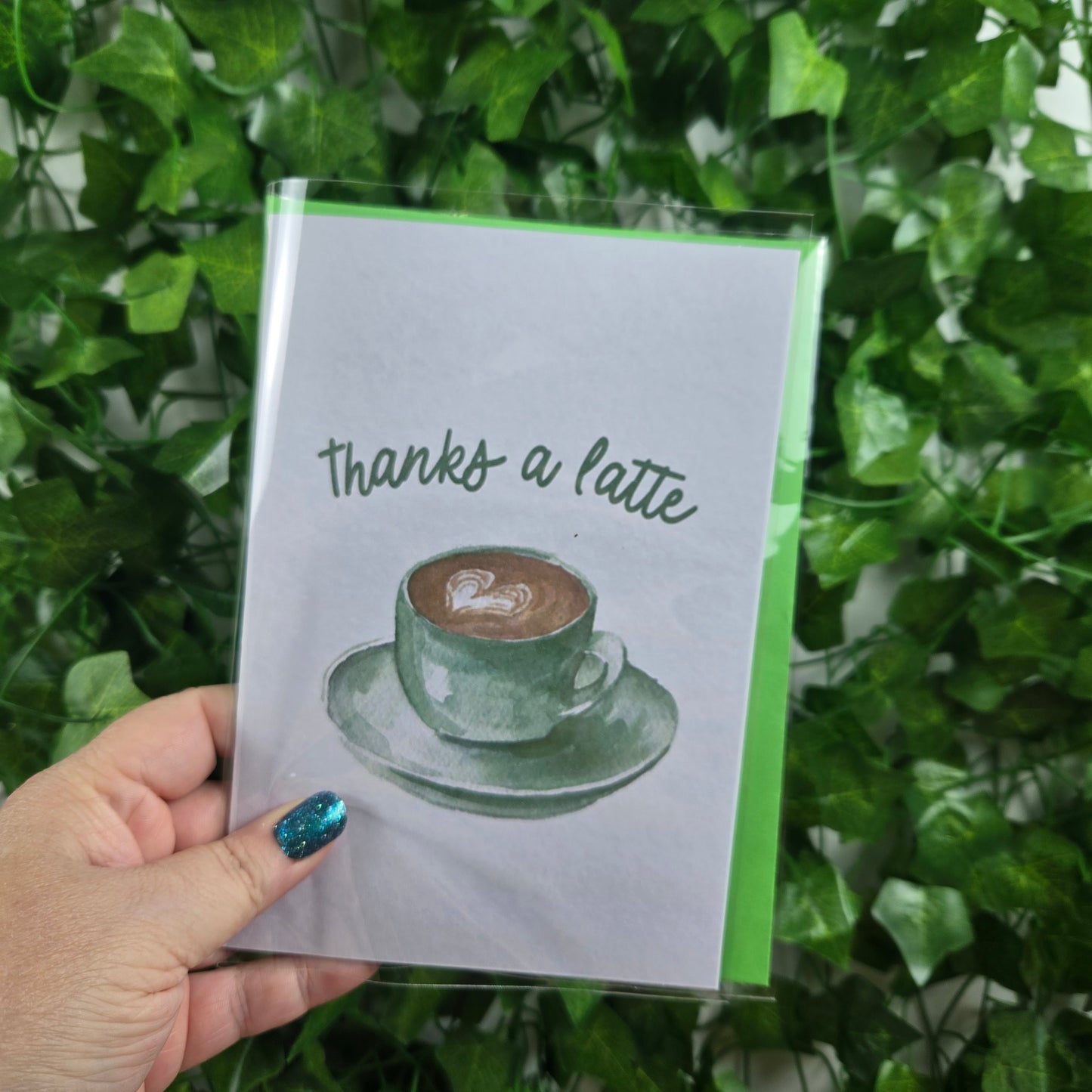 Thanks a Latte Thank You Card