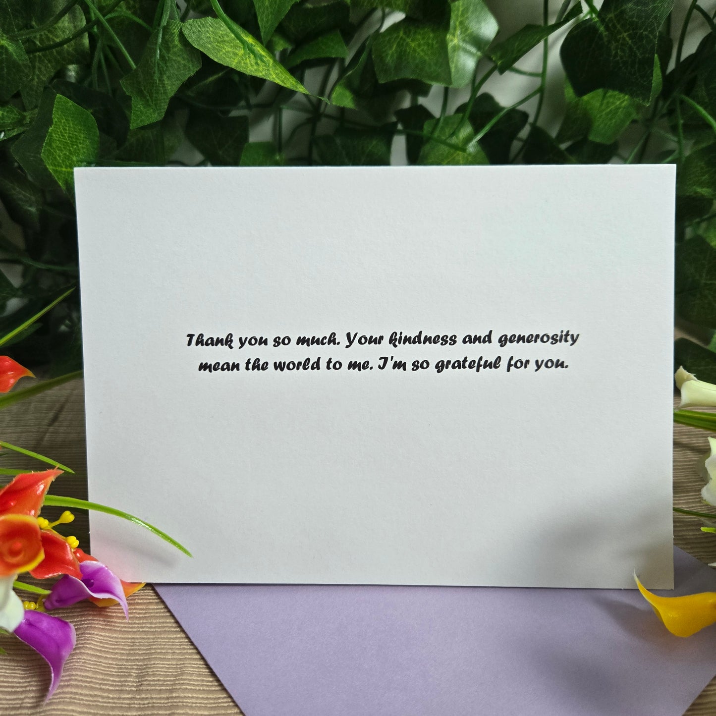Cactus Thank You Card