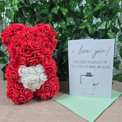 Funny Love Toilet Paper Card
