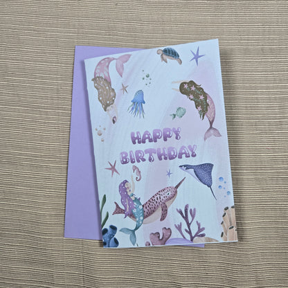 Under The Sea Birthday Card